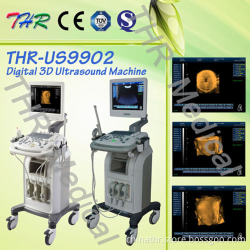 Trolley Type 3D B/W Ultrasound Scanner (THR-US9902)